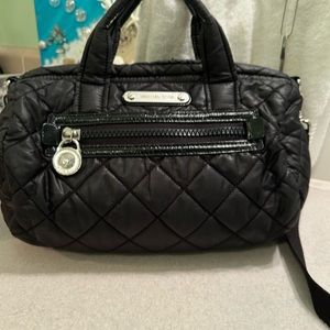 Michael Kors Quilted double handled crossbody black light weight
